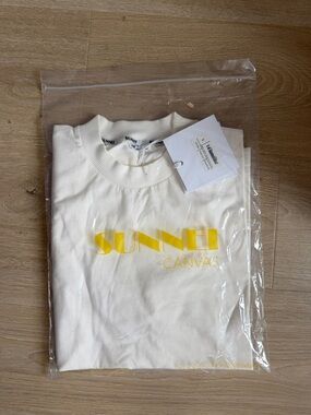 Sunnei T-shirt cotton ivory